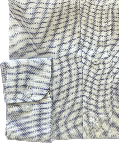 Wrinkle Free Button Down - Blue Birdseye             MULTIPLE COLORS