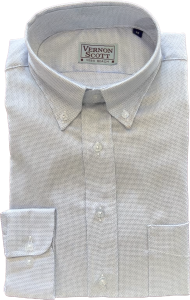 Wrinkle Free Button Down - Blue Birdseye             MULTIPLE COLORS
