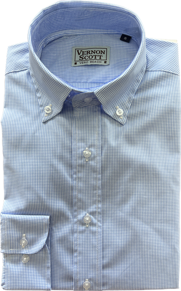 Wrinkle Free Button Down - micro gingham