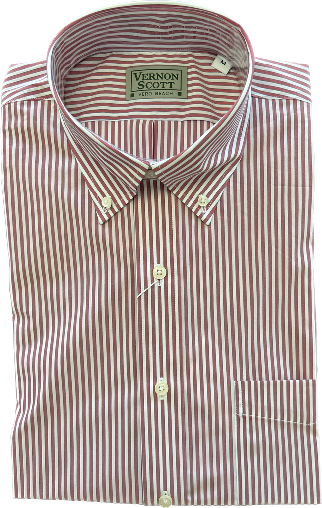 Wrinkle Free Button Down - Striped Poplin          MULTIPLE COLORS