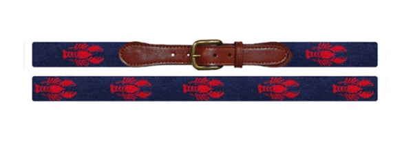 Lobster Needlepoint Belt