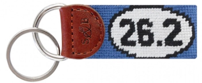 Marathon Needlepoint Key Fob