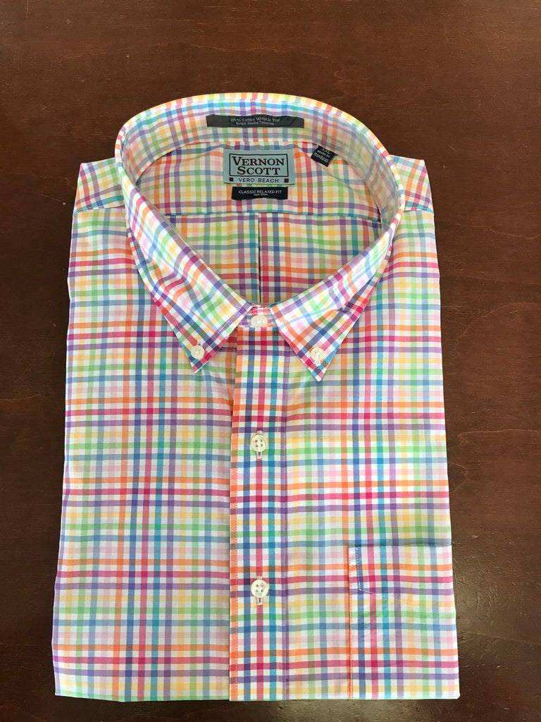 Vernon Scott Multi-Colored Gingham
