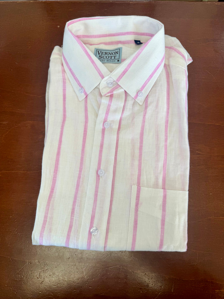 Wrinkle-Free Button Down - Patterned Linens