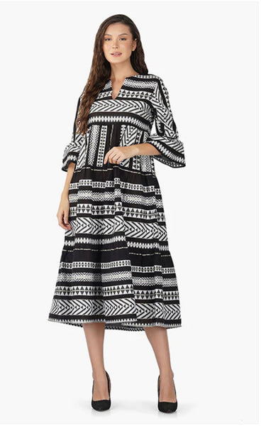 America&Beyond Lori Mexican Maxi Dress