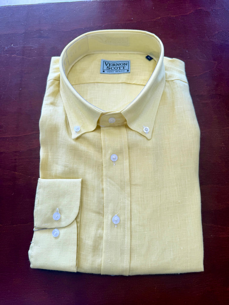 Wrinkle Free Button Down - Solid Linens