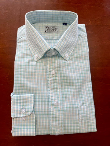 Wrinkle Free Button Down - small multi plaid