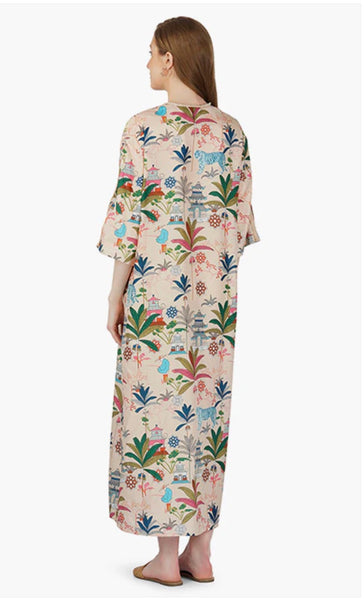 America & Beyond Moku Tiger Kaftan