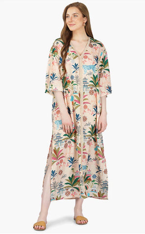 America & Beyond Moku Tiger Kaftan