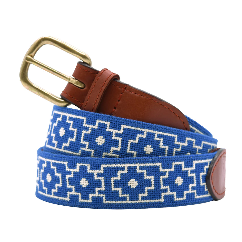 Needlepoint Claiborne (blueberry-light khaki)