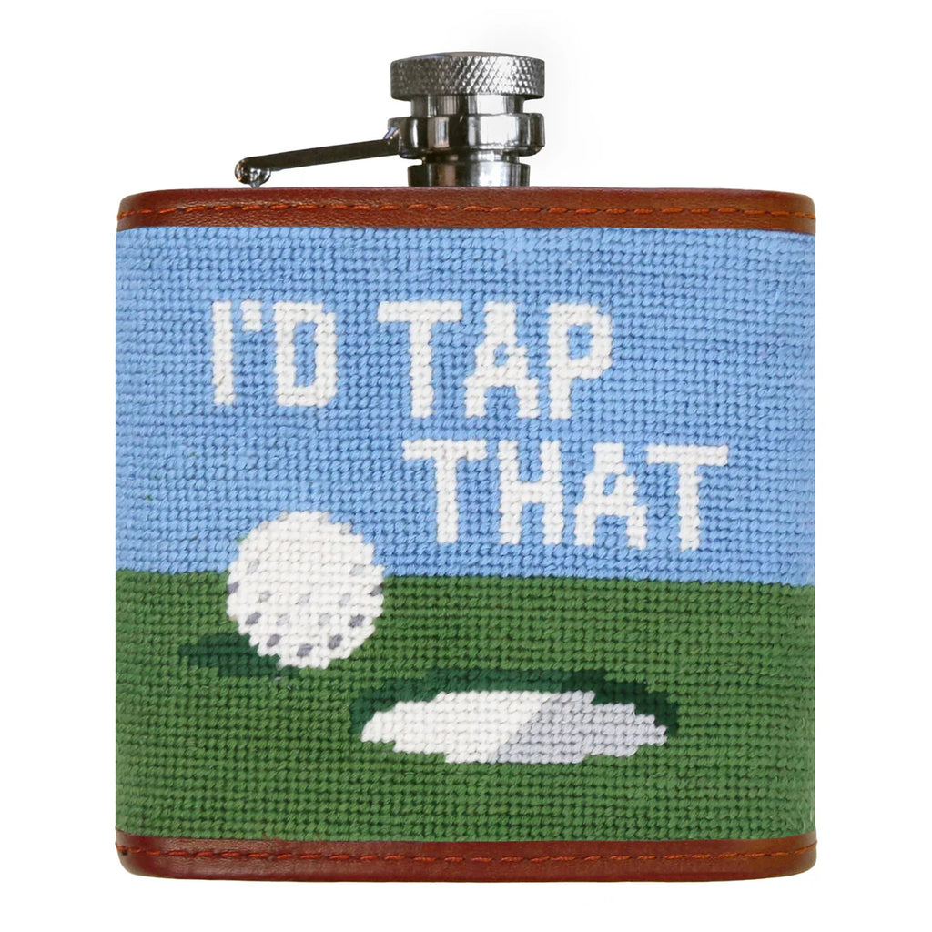Smathers & Branson Needlepoint Flask
