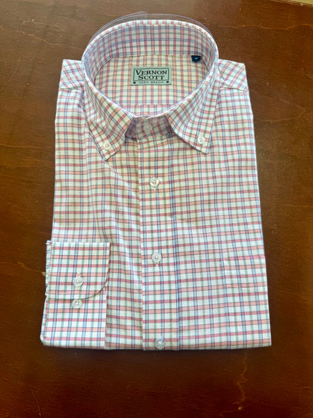 Wrinkle Free Button Down - small multi plaid