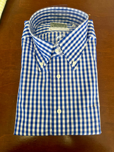 Wrinkle Free Button Down - fine gingham                                                                MULTIPLE COLORS