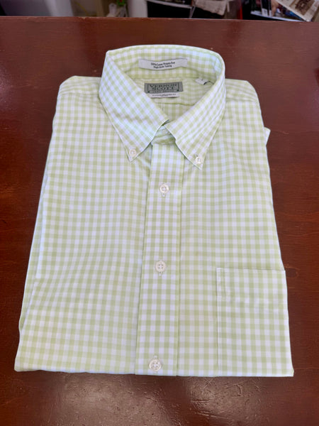 Wrinkle Free Button Down - fine gingham                                                                MULTIPLE COLORS