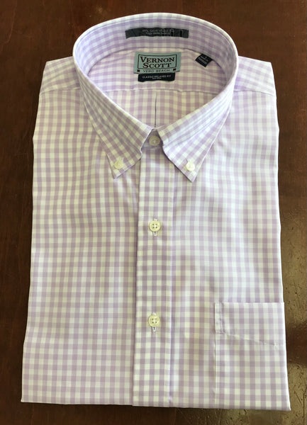 Wrinkle Free Button Down - fine gingham                                                                MULTIPLE COLORS