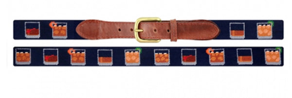 Bourbon Five Ways Needlepoint Belt