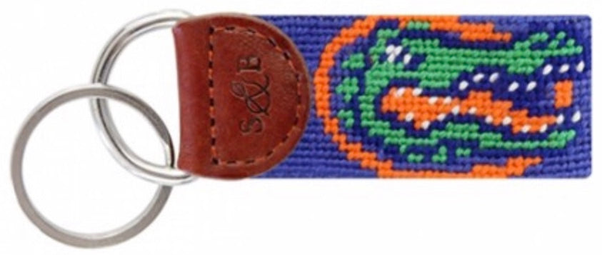 University of Florida Gator Needlepoint Key Fob