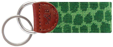 Gator Skin Needlepoint Key Fob