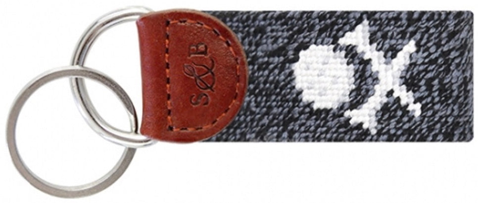 Scratch Golf Needlepoint Key Fob