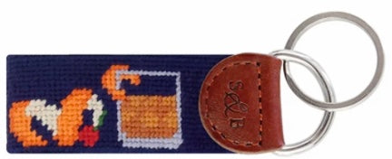 Make An Old Fashioned Needlepoint Key Fob