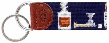 Make An Old Fashioned Needlepoint Key Fob