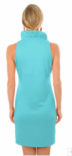 Ruffneck Sleeveless Jersey Dress - Solids