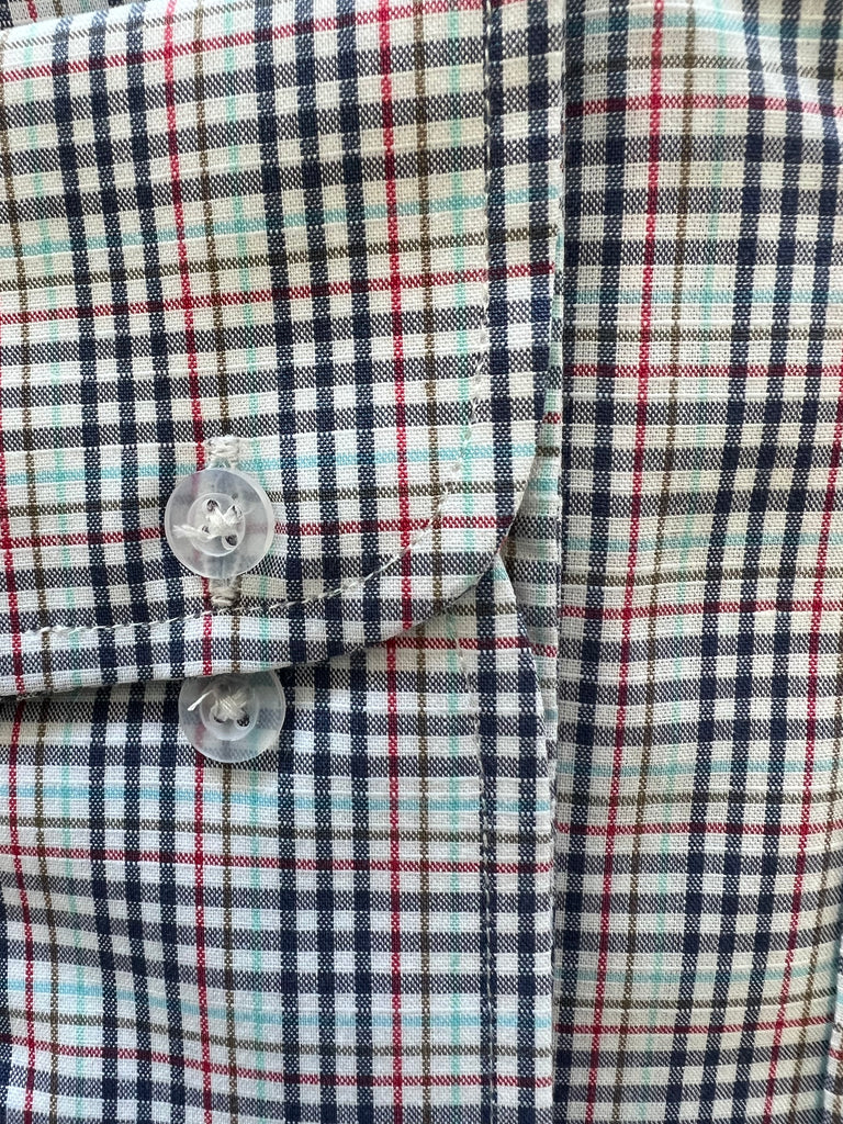 Wrinkle Free Button Down - small multi plaid