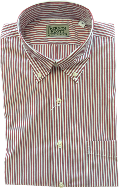 Wrinkle Free Button Down - Striped Poplin          MULTIPLE COLORS