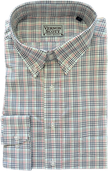 Wrinkle Free Button Down - small multi plaid