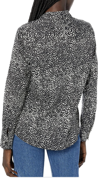 Ava Zebra Print LS Shirt