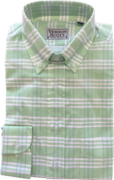 Wrinkle Free Button Down - Sorbet Plaids          MULTIPLE COLORS