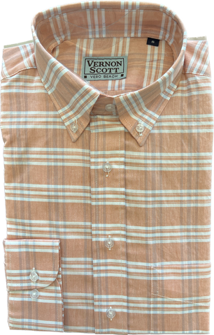 Wrinkle Free Button Down - Sorbet Plaids          MULTIPLE COLORS