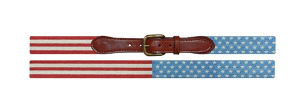 Stars and Stripes Needlepoint Belt