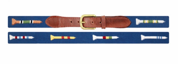 Golf Tees Needlepoint Belt